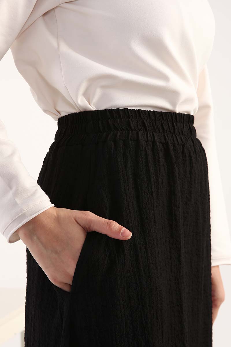 Seersucker Comfy Skirt
