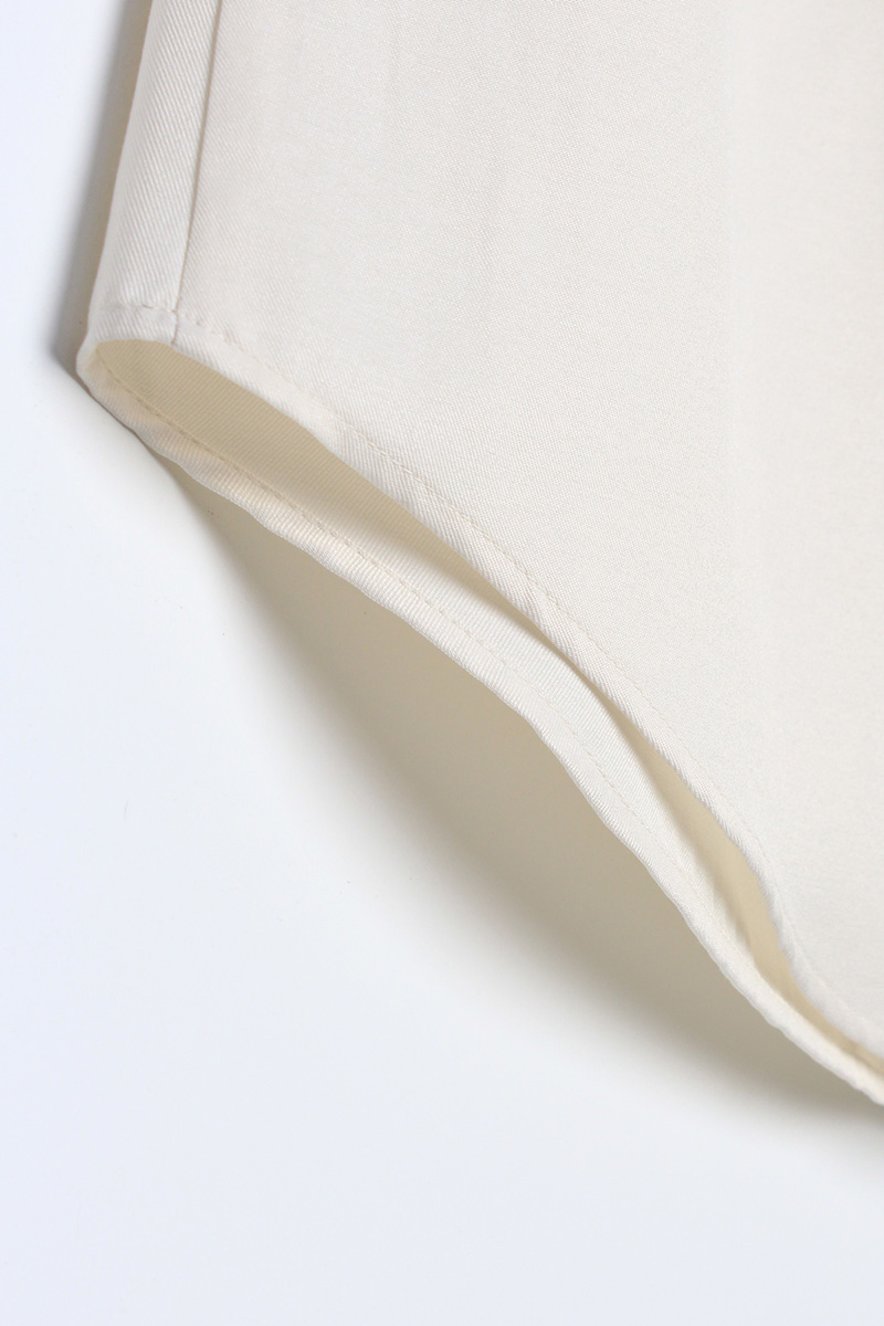 Cotton Shirt Detailed Skirt Lining