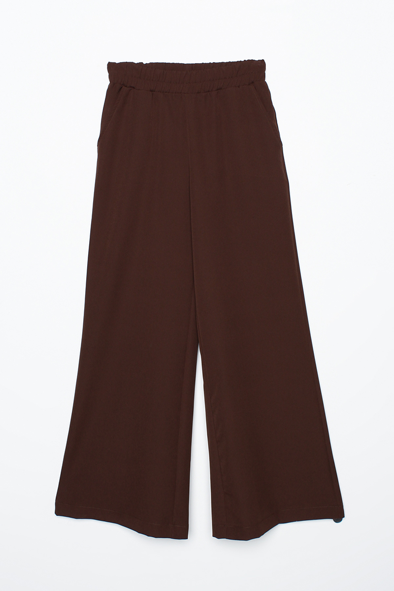 Two Color Shimmer Detailed Trousers Suit