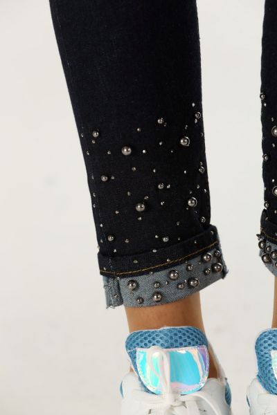 Hijab Pearl Detail Jeans