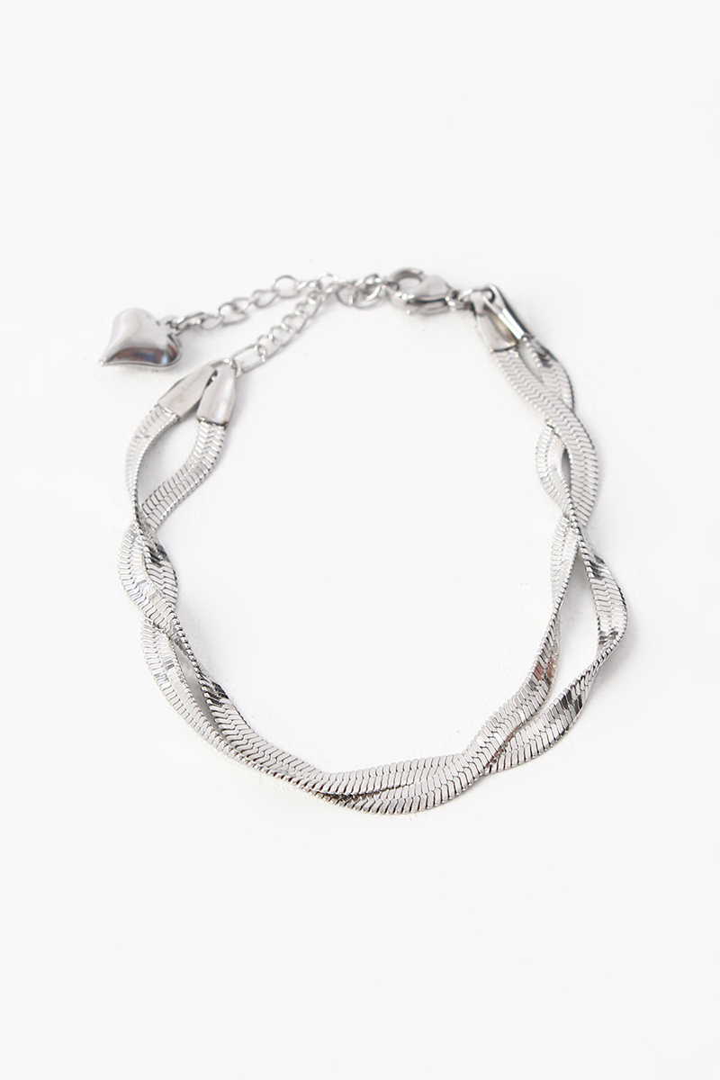 Italian Mesh Chain Steel Bracelet