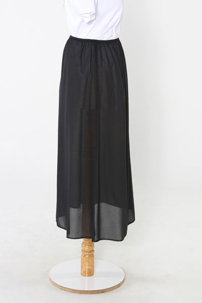 Elastic Waist Skirt Lining