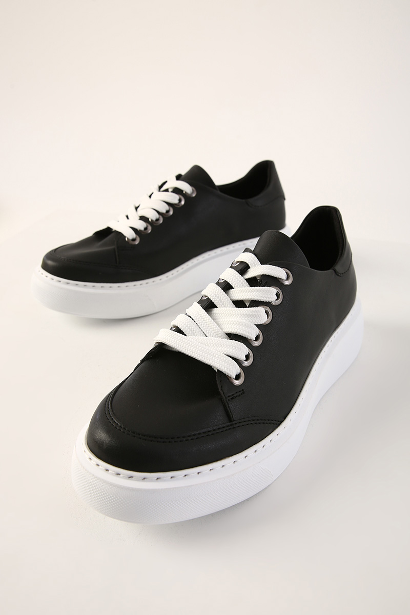  Thick Sole Lace-up Sneakers