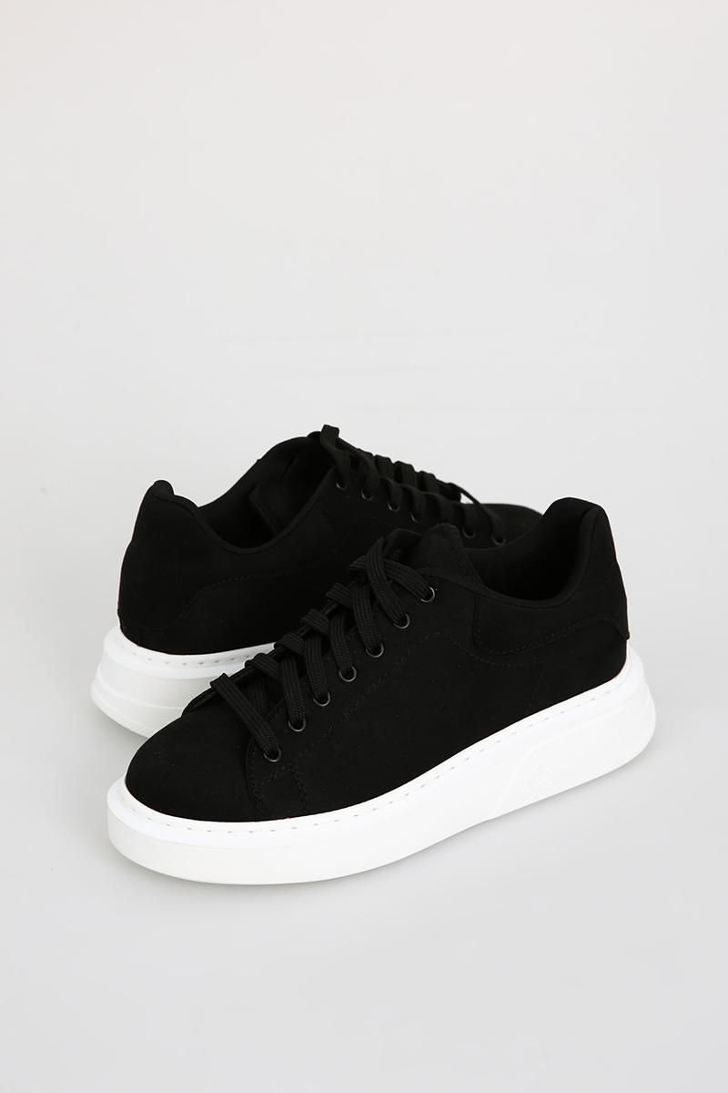 Lace-up Front Low Top Skate Shoes