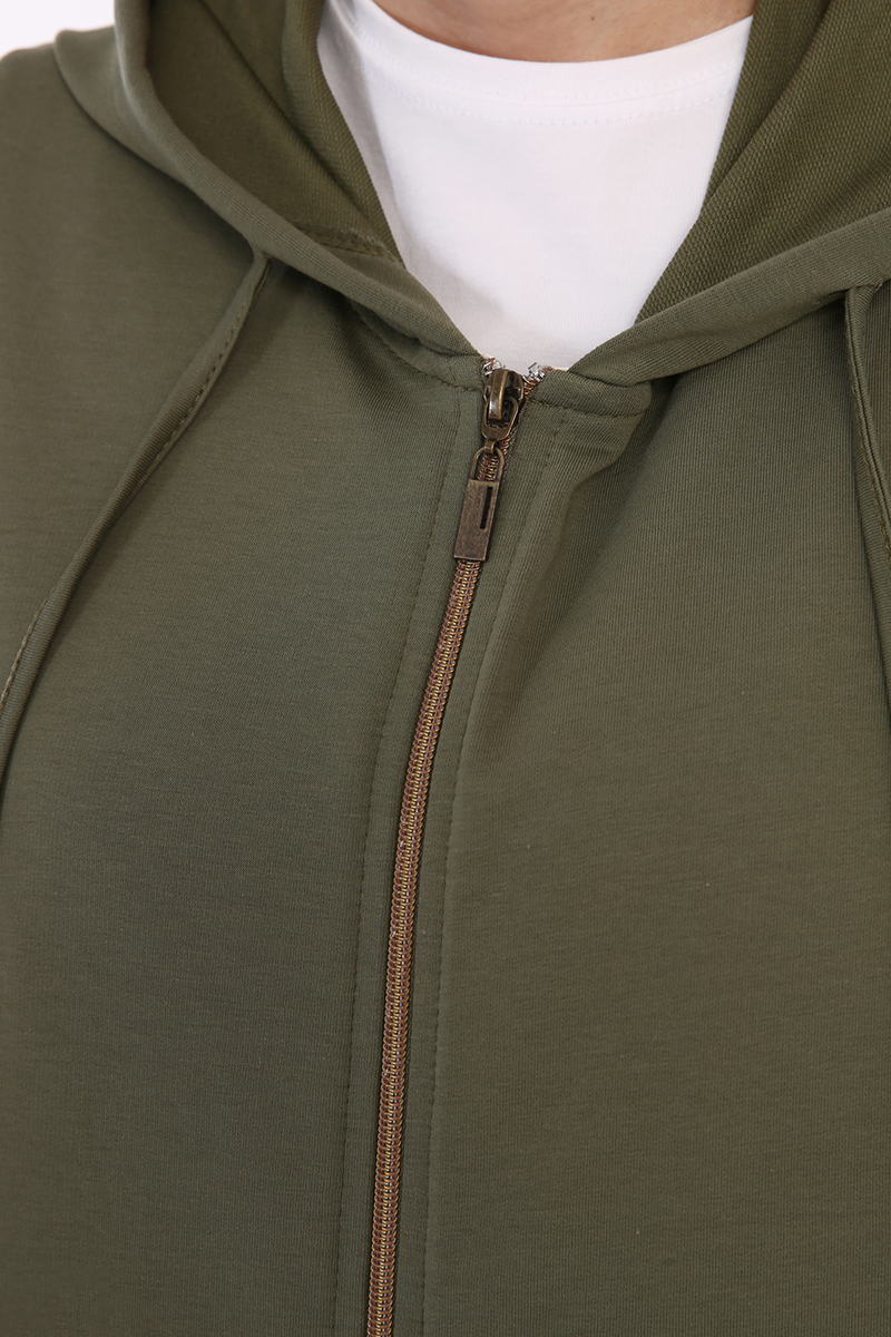 Kangaroo Pocket Zippered Pockets Vest