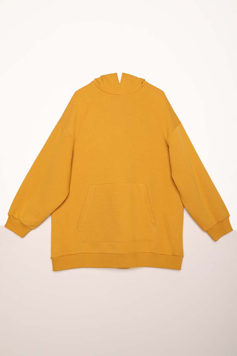 Oversize Sweatshirt with Kangaroo Pocket