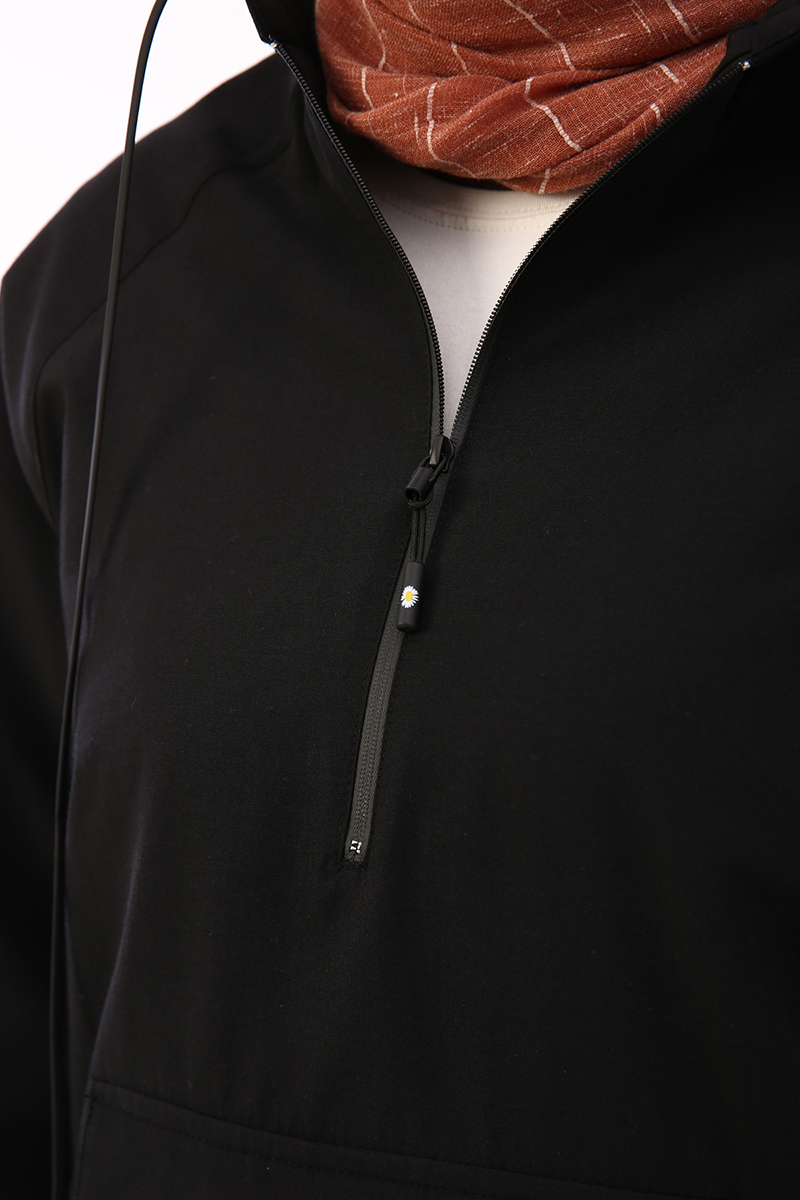 Raglan Sleeve Tunic With Pocket