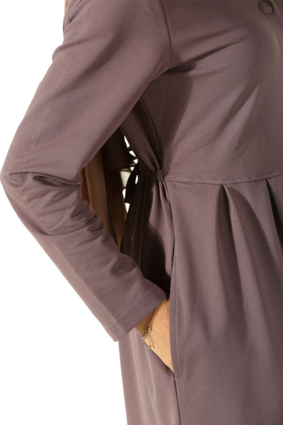 Hooded Combed Cotton Cape