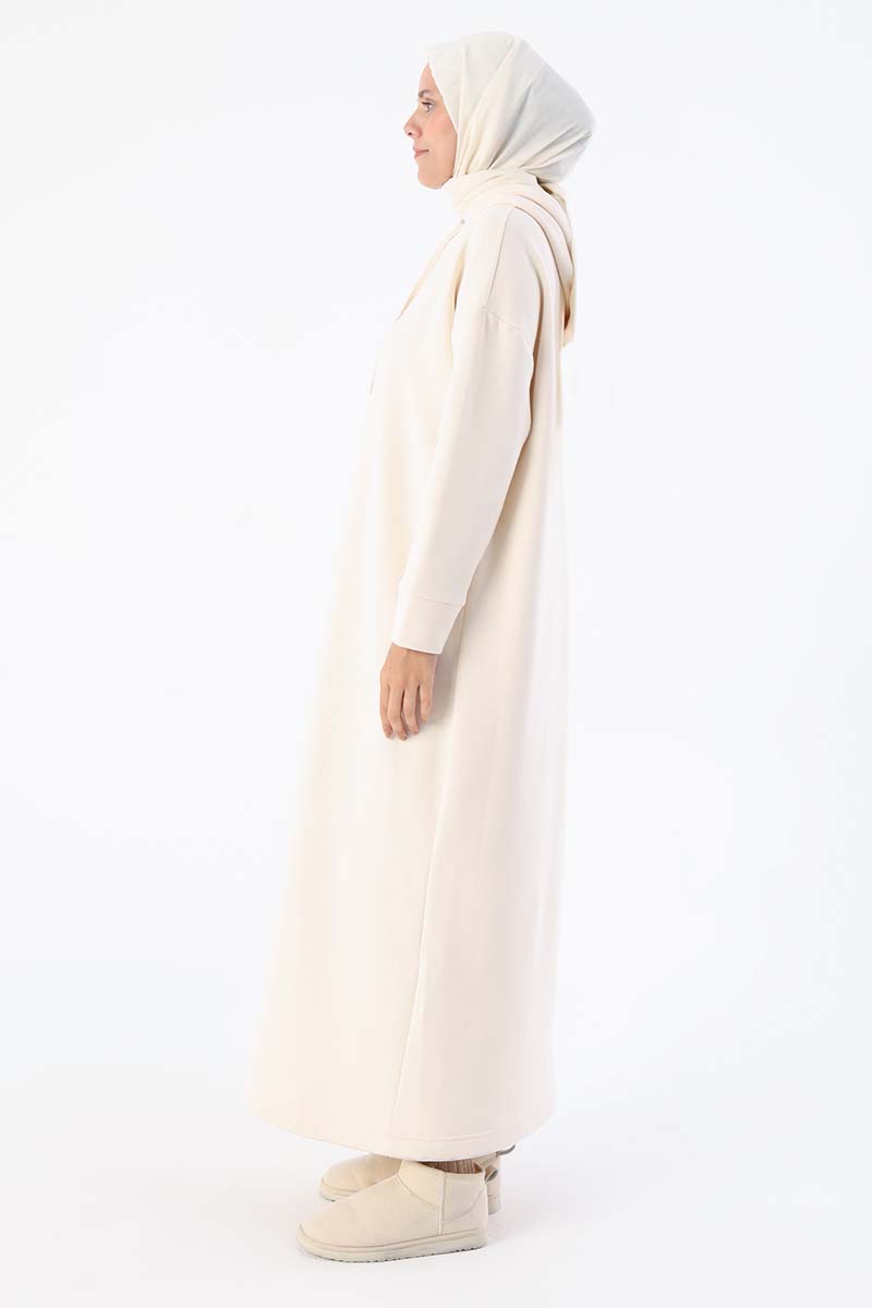 Hooded Basic Thermal Dress