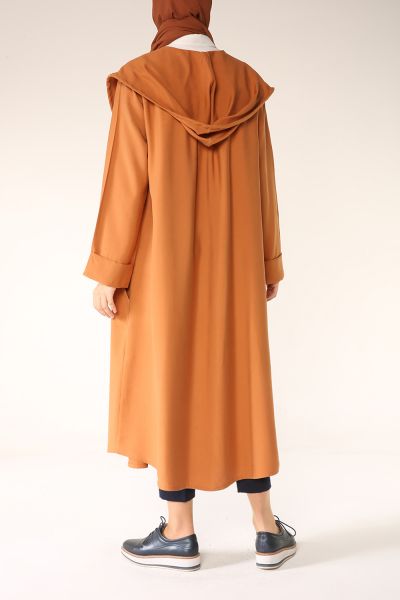 Viscose Hooded Comfy Cape With Pocket