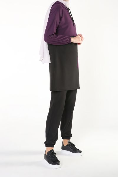 HOODED TUNIC WITH PANTS