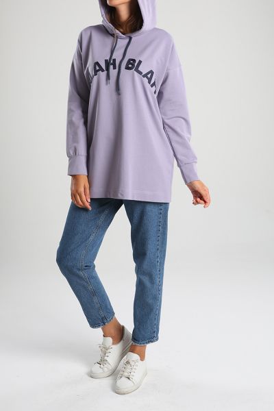 Hooded Embroidered Sweatshirt