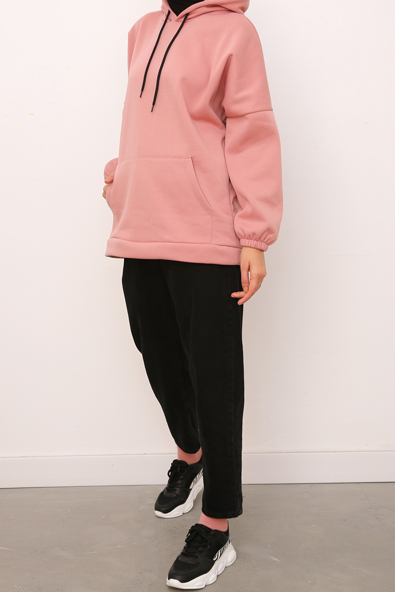Comfy Thermal Lined Hooded Sweatshirt