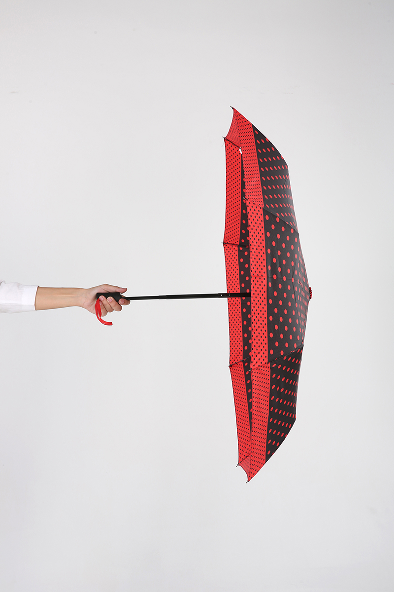 Kılıflı Puantiye Desenli Şemsiye