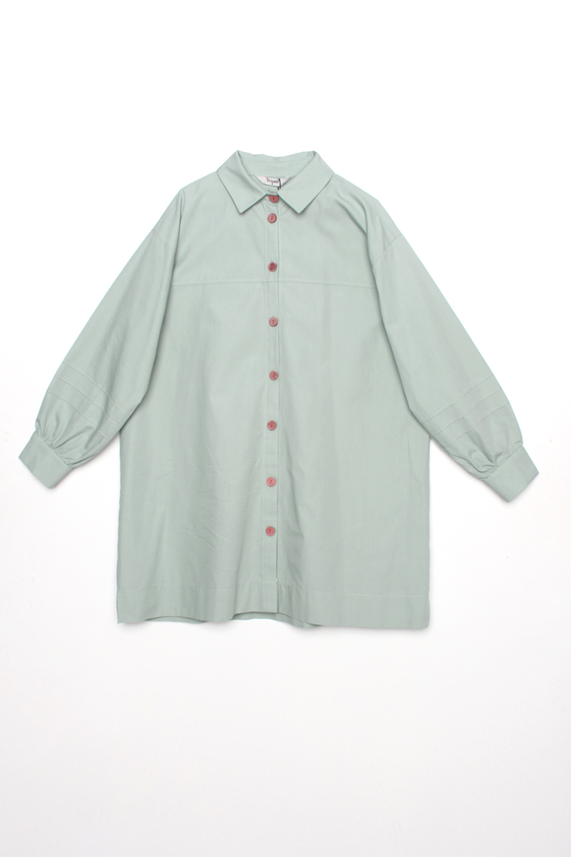 Comfy Buttoned Shirt Tunic