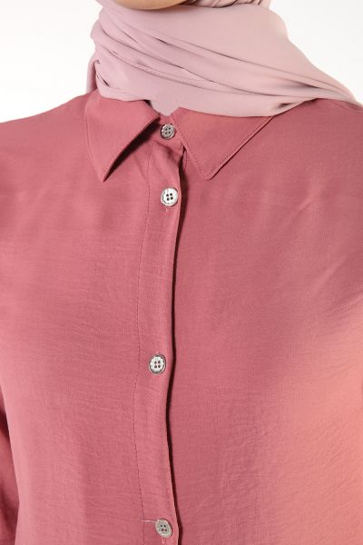 Sleeve Detailed Shirt Tunic