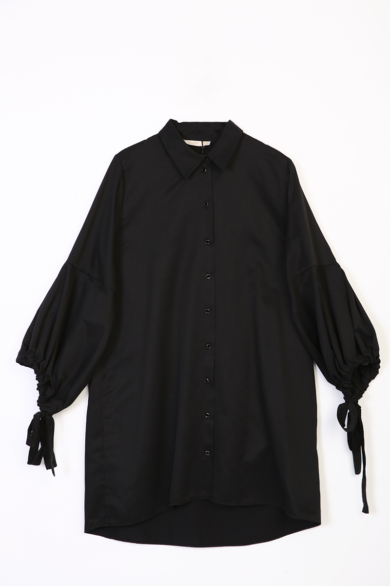Kimono Detailed Sleeve Long Shirt 