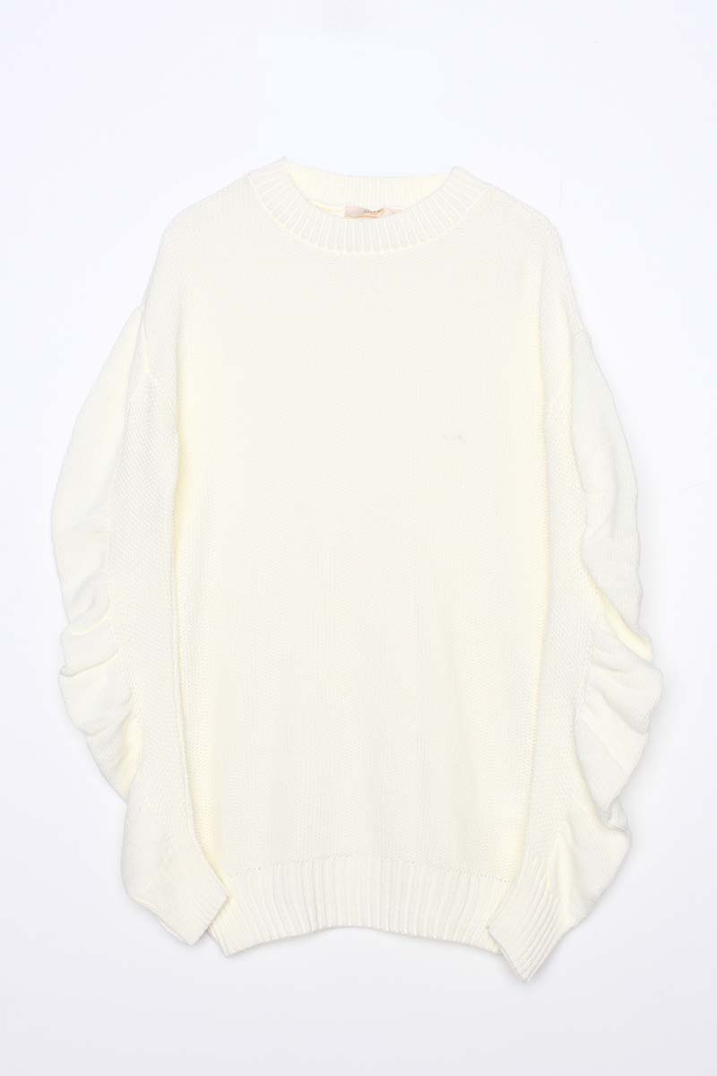 Shir Detailed Sleeve Knitwear Sweatshirt