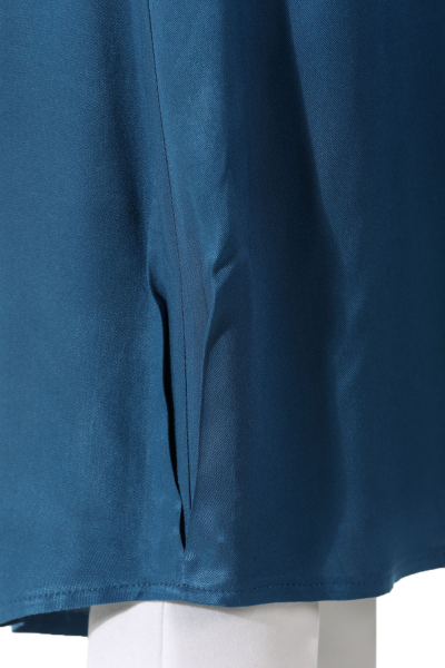 100% Viscose Lace Detailed Sleeve Tunic