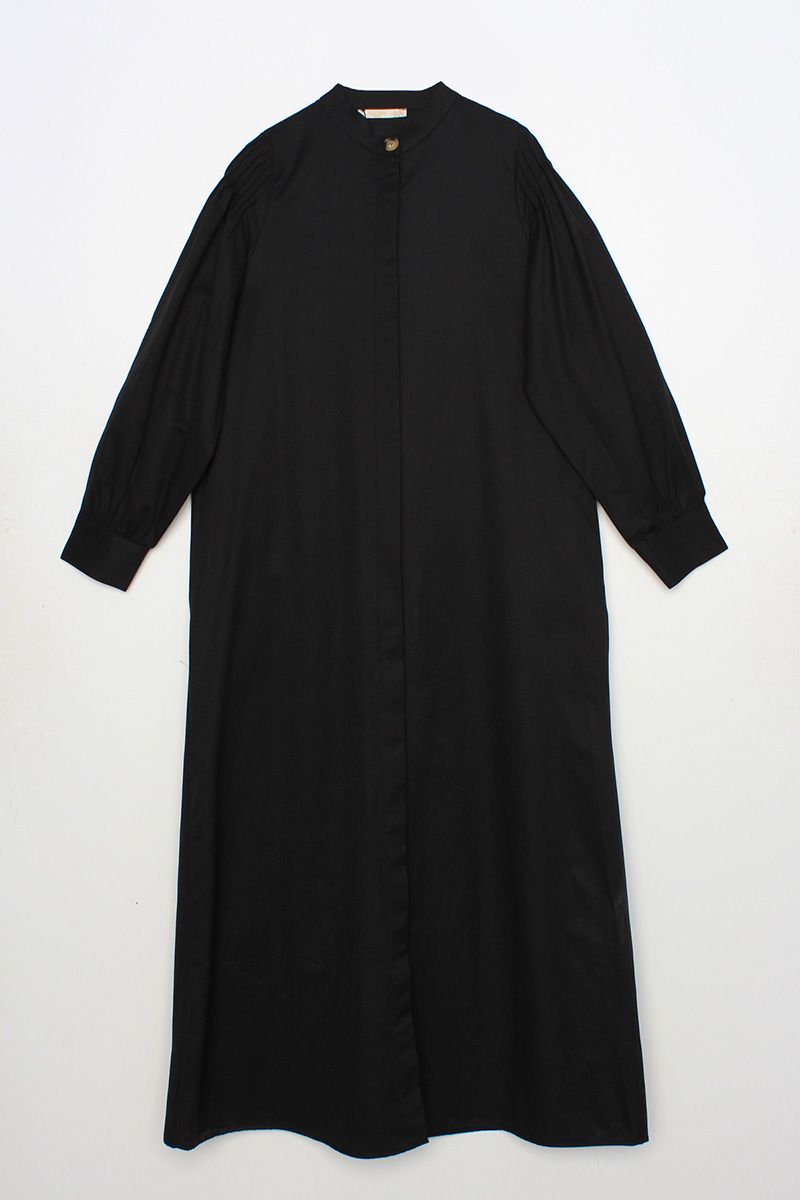 Sleeve Detailed Cotton Abaya