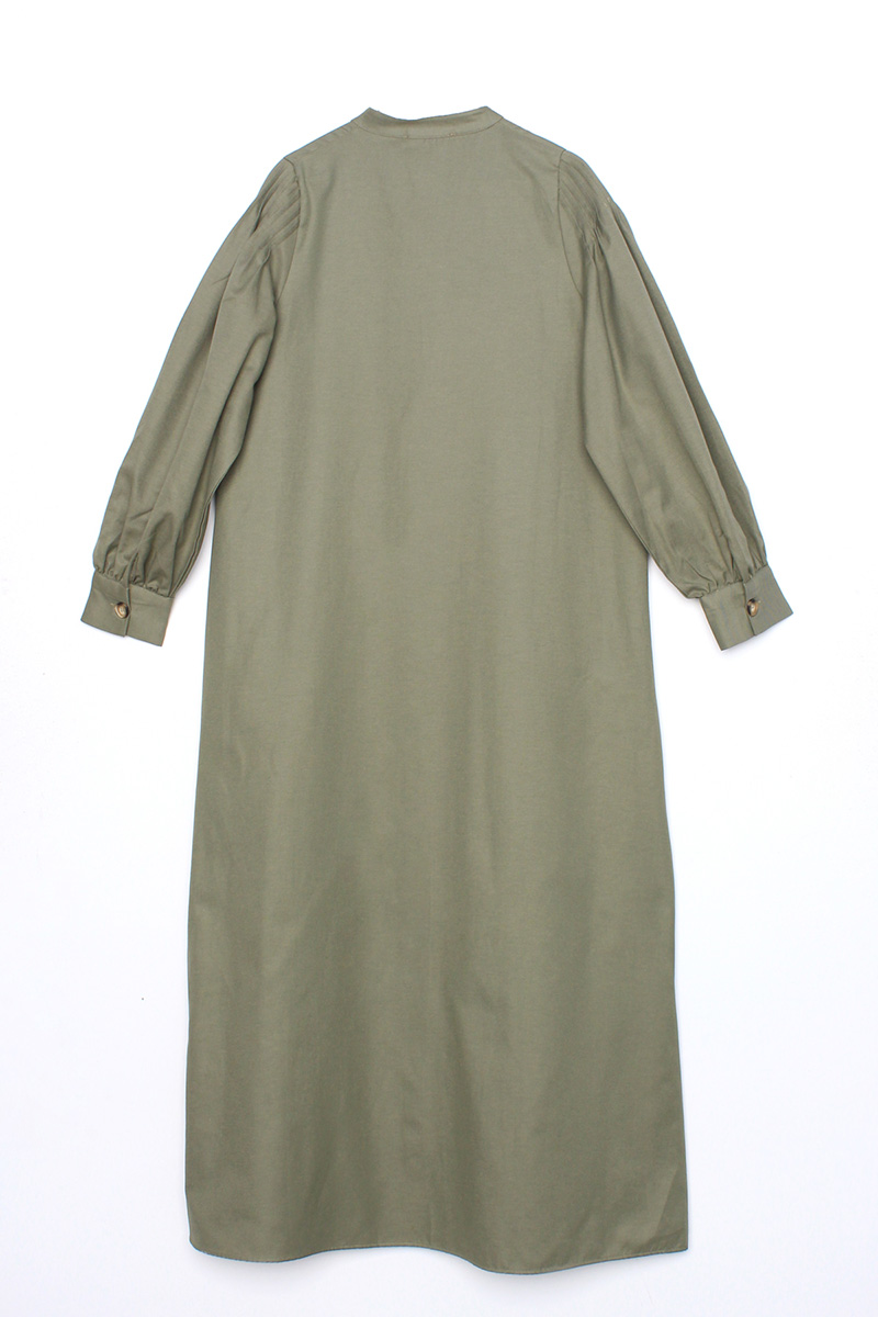 Sleeve Detailed Cotton Abaya