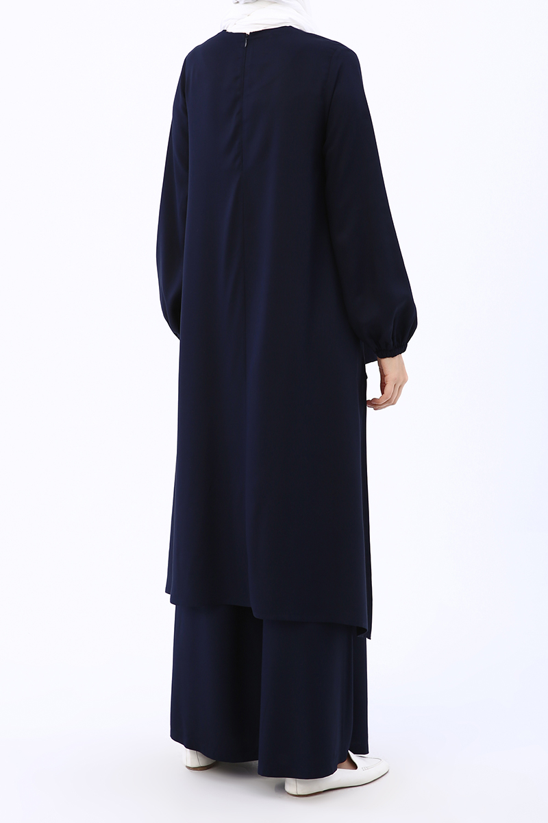 Comfy Modest Suit With Necklace