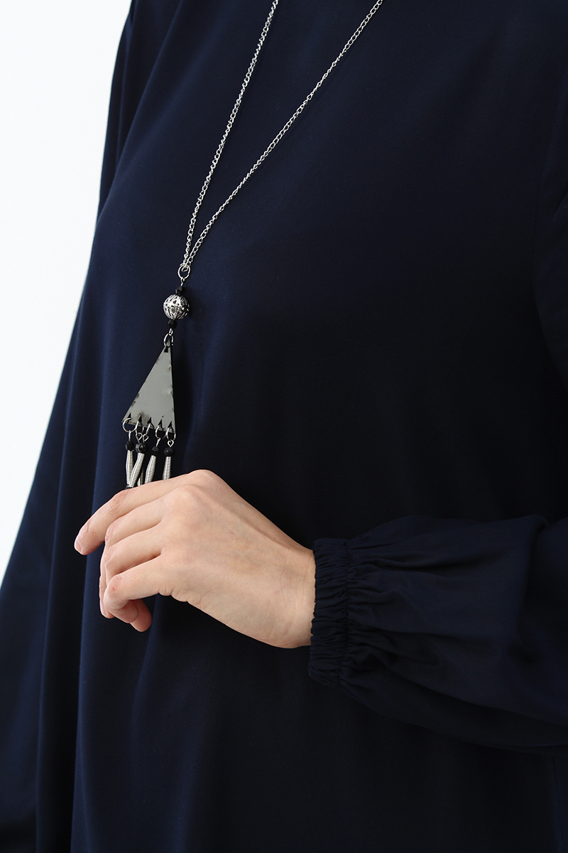 Comfy Modest Suit With Necklace