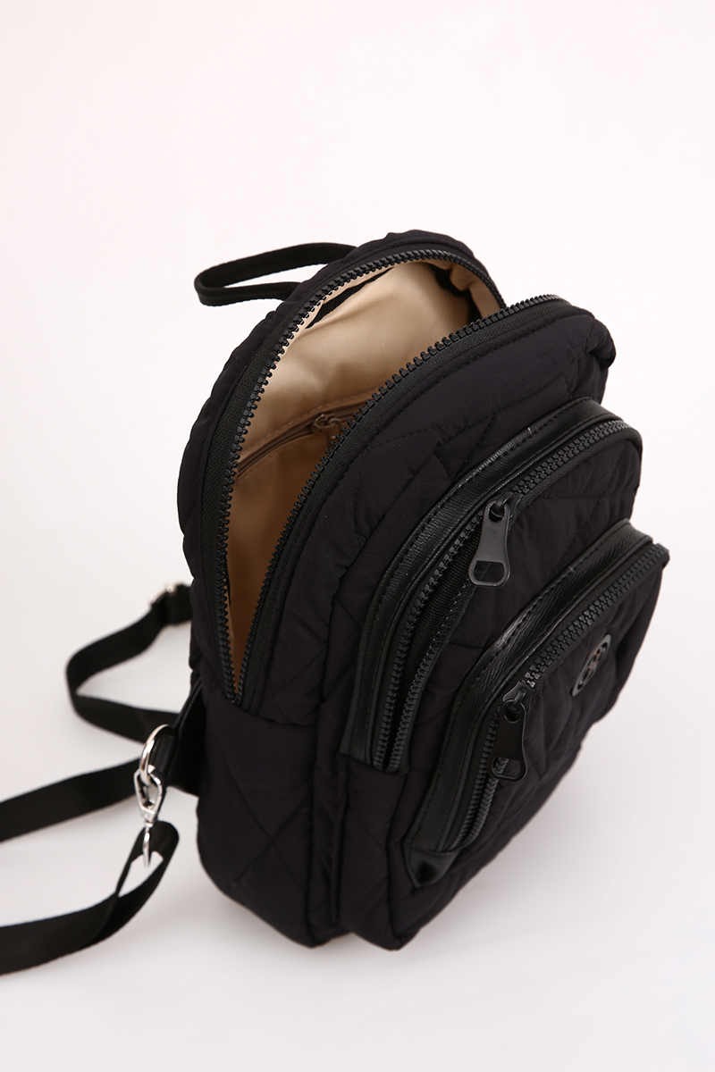 Zippered Lined Courier Bag