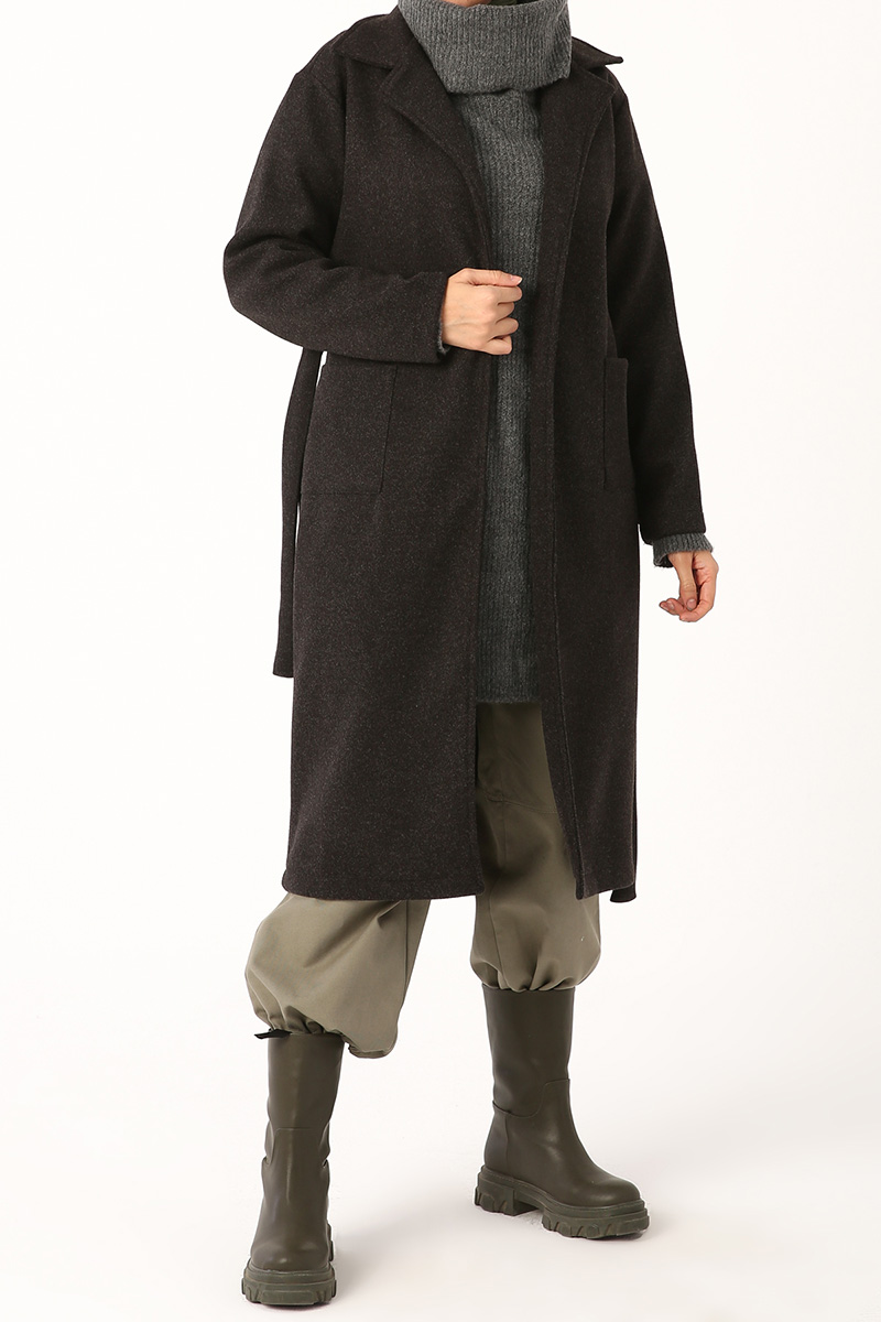 Self Belted Cachet Overcoat
