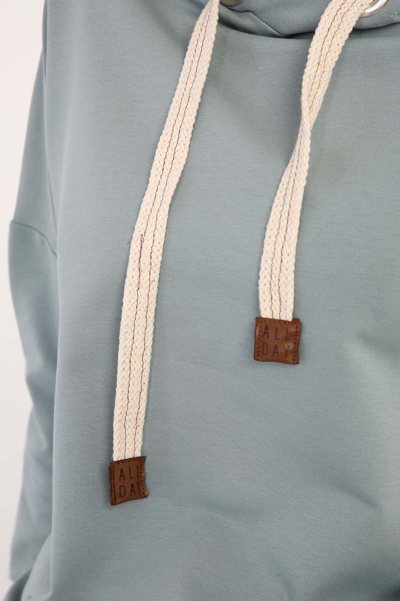 Comfy Sweatshirt Tunic With Pocket