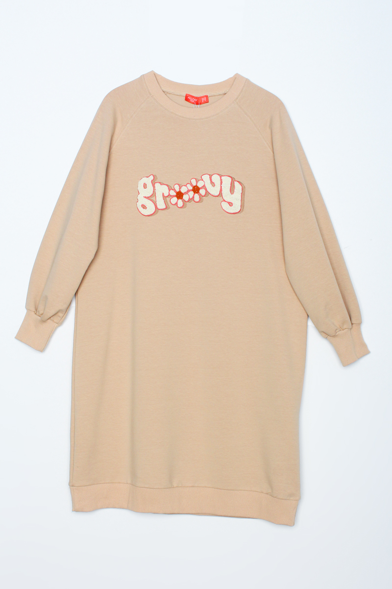 Embroidered Sweat Tunic