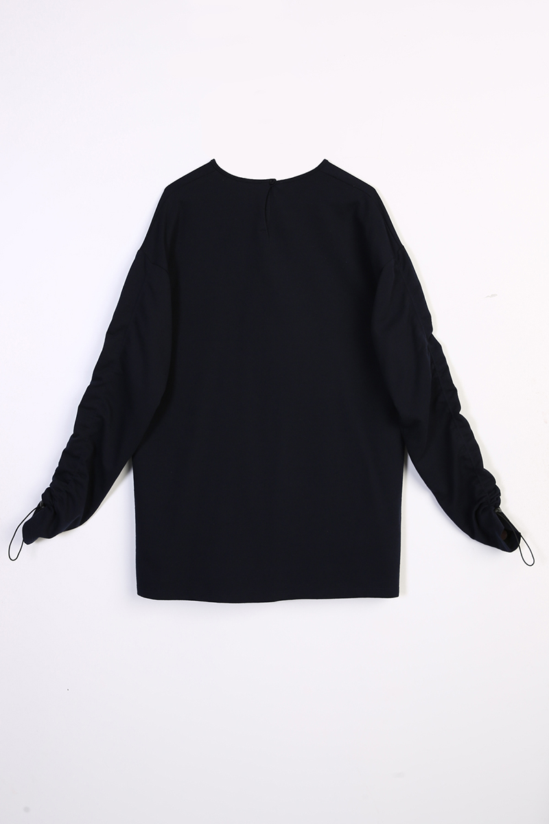 Shir Detailed Sleeve Embroidered Sweatshirt