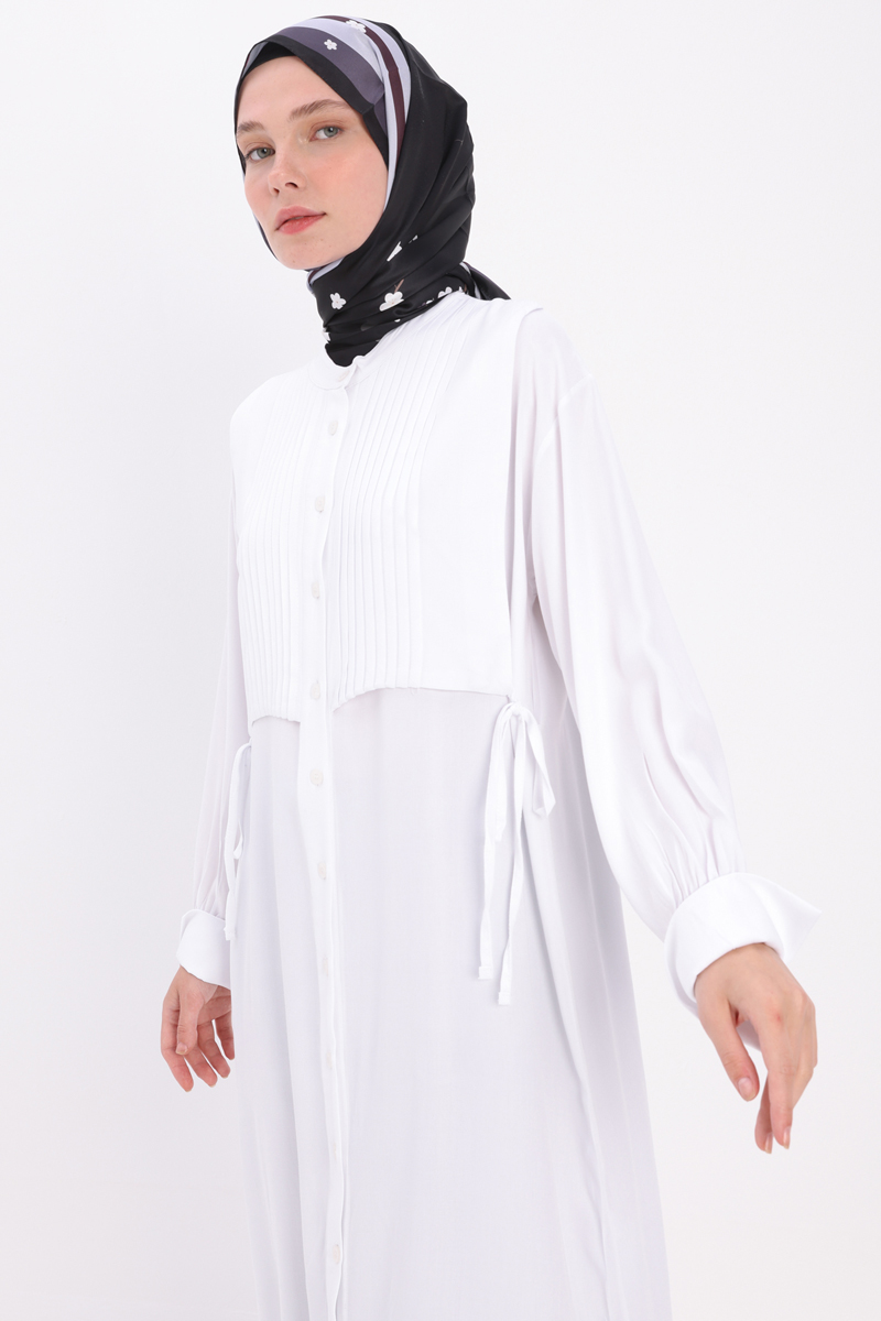Shirt Tunic With Lacing Detail