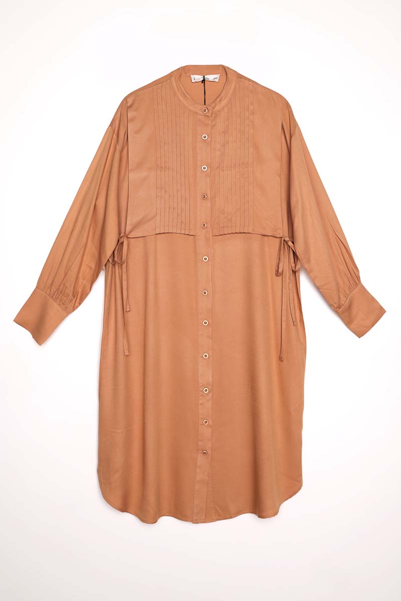 Shirt Tunic With Lacing Detail
