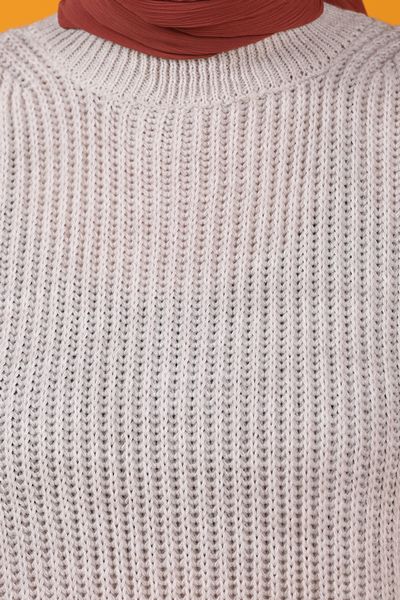 High Collar Knit Tunic