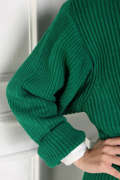 High Collar Knit Tunic