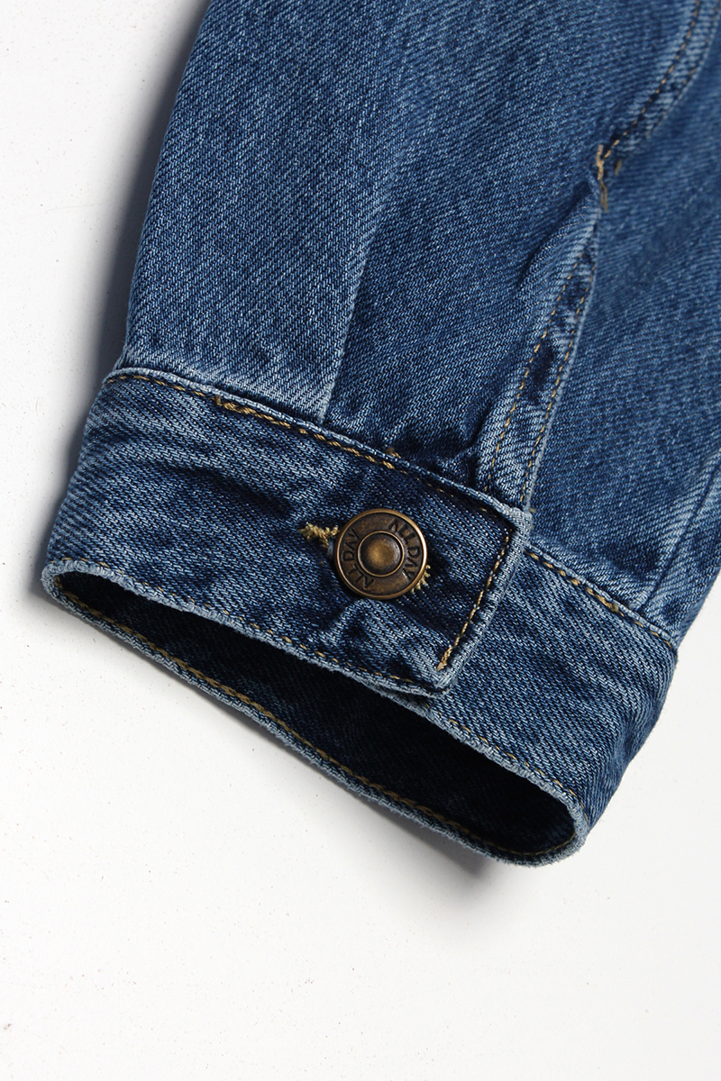 Flap Pocket Oversize Denim Jacket