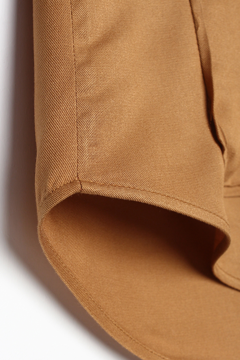 Oversize Low Sleeve Pocket Viscose Shirt Pants Set