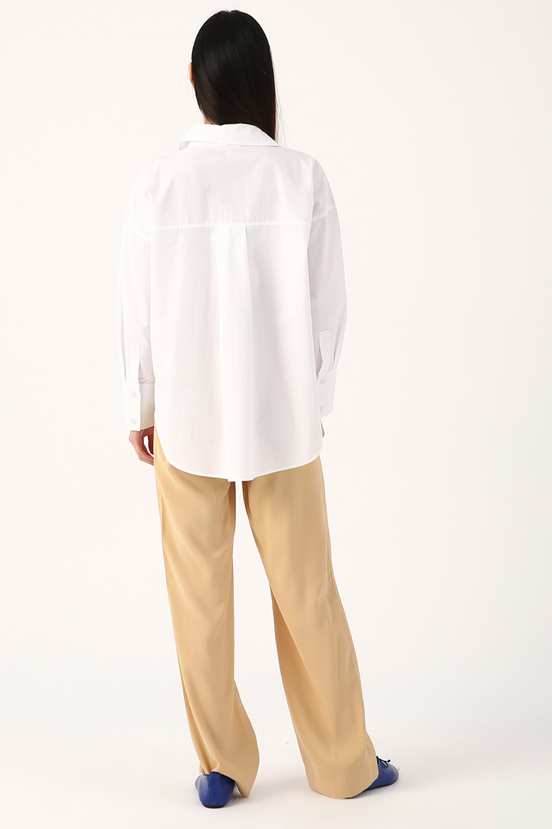 100% Cotton Oversize Shirt Tunic