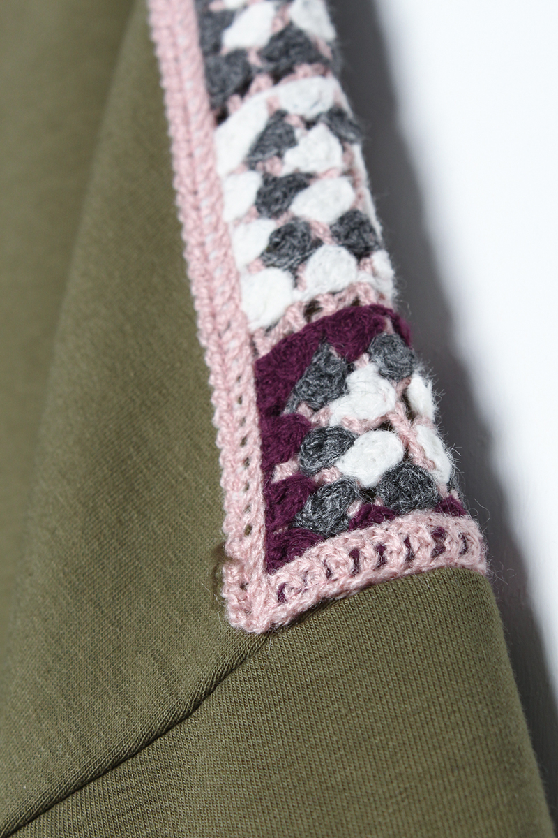 Oversize Colourful Knitting Tunic