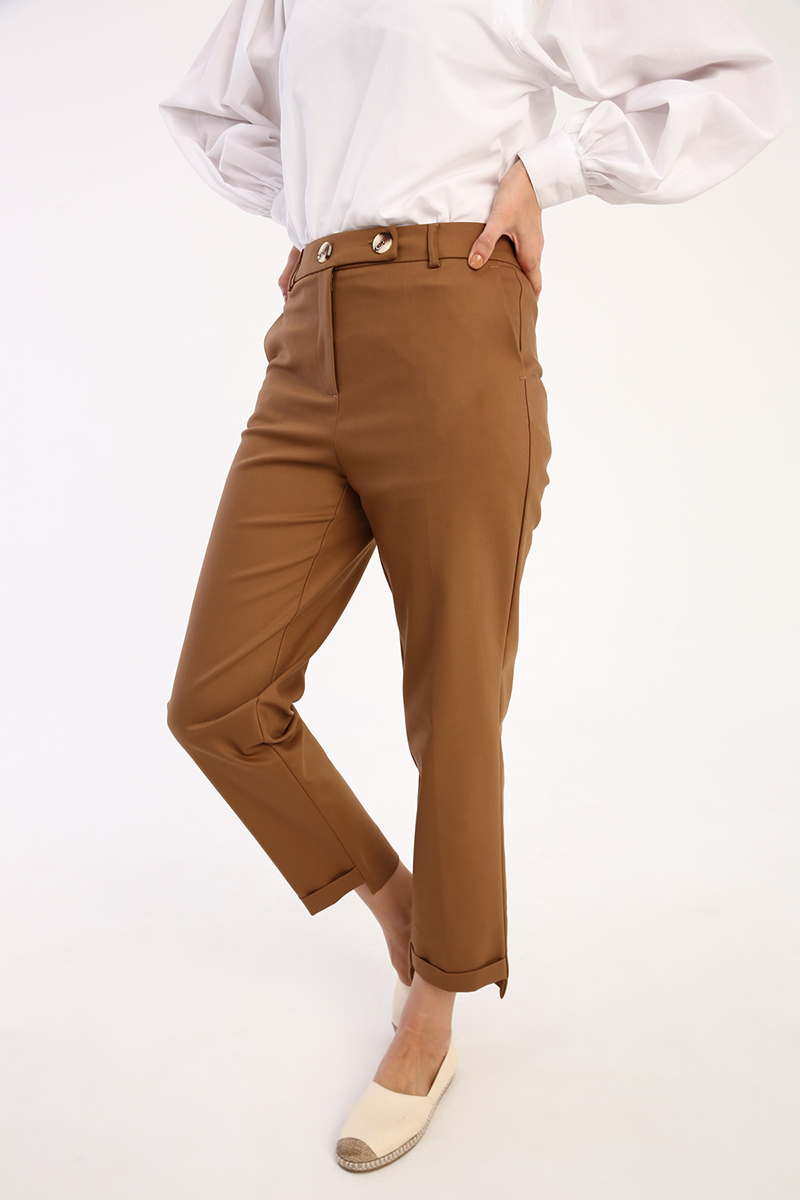 Comfy Ankle Detailed Pants