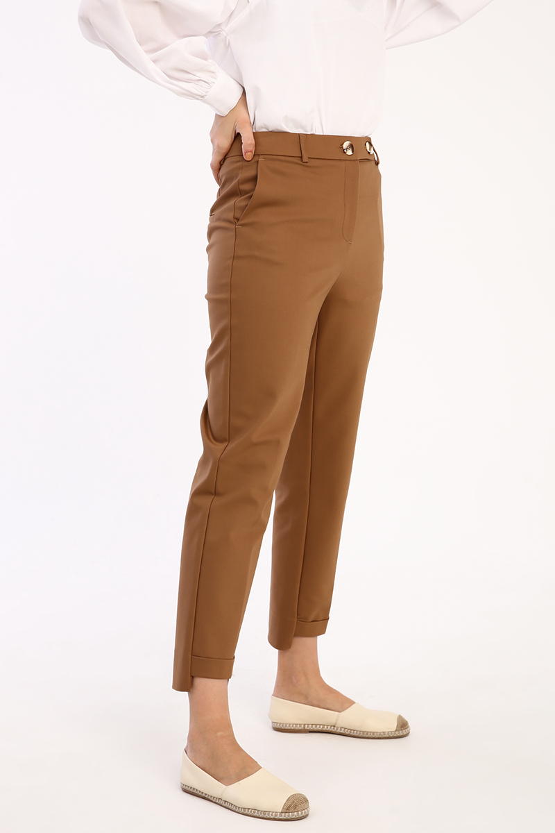 Comfy Ankle Detailed Pants