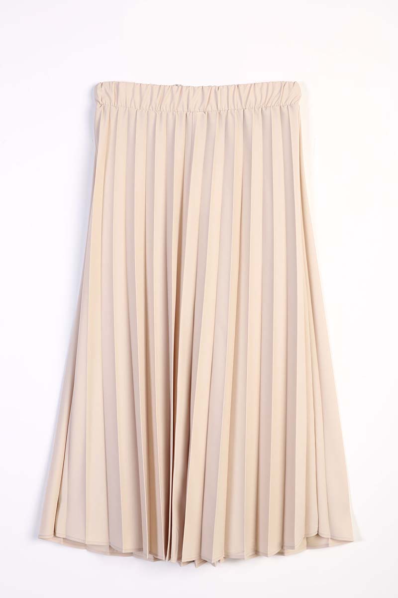 Pleated Long Skirt