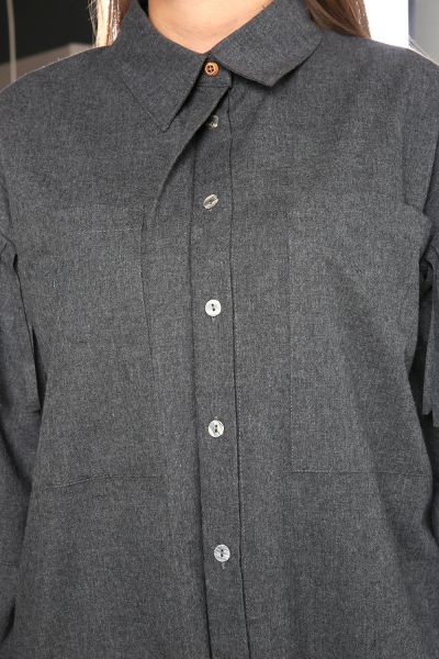 Tassel Detailed Shirt Tunic