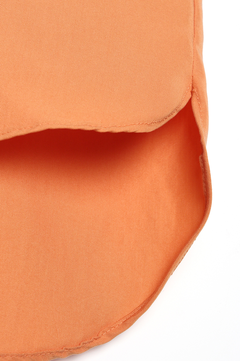 Comfy Mandarin Collar Tencel Tunic