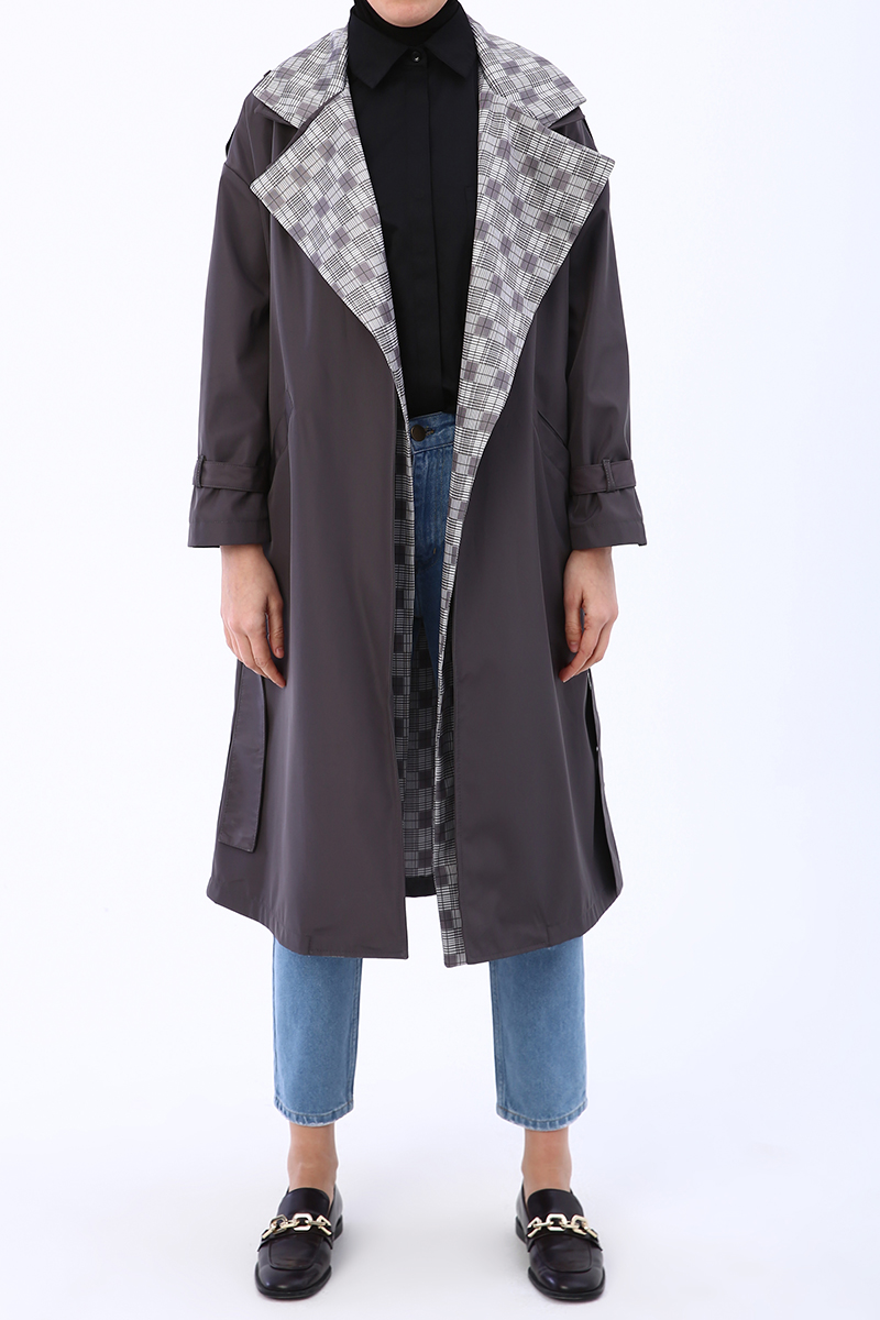 Comfortable Mold Belted Trench Coat