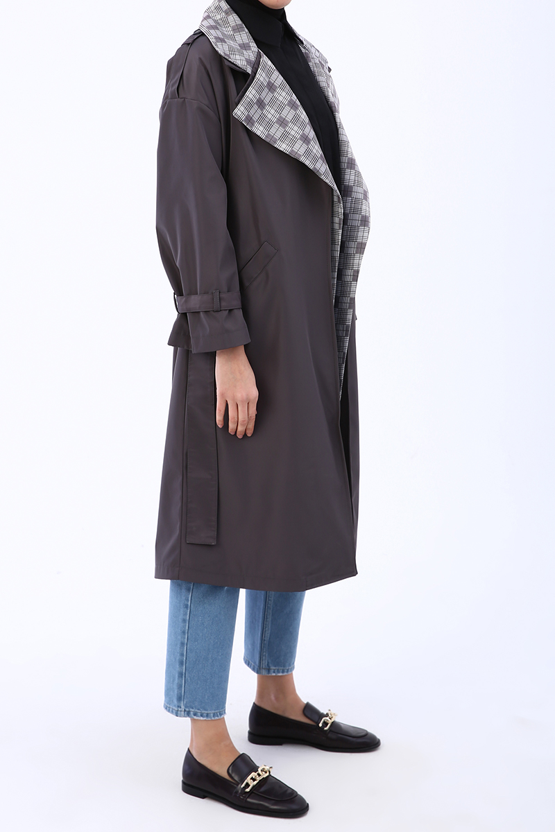Comfortable Mold Belted Trench Coat