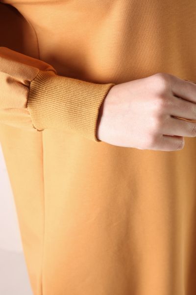 Raglan Sleeve Sweatshirt Tunic