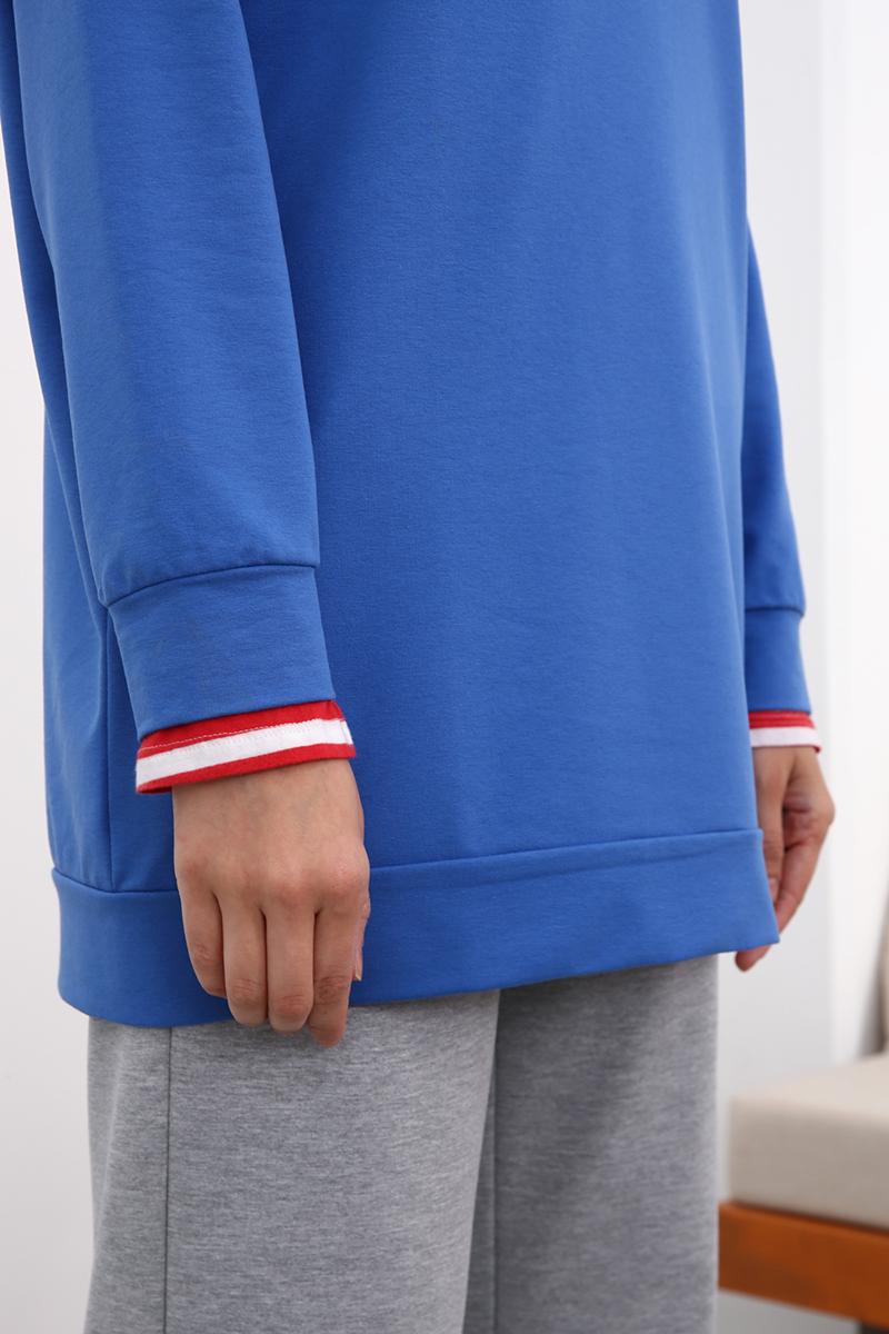 Raglan Sleeve Basic Sweatshirt