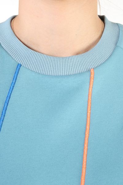 Colorful Sweatshirt Tunic